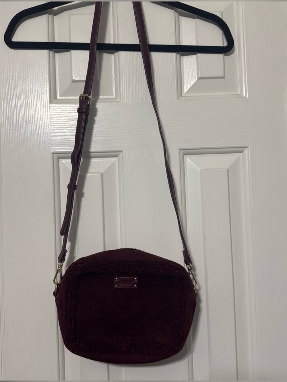 Bearpaw Sherpa crossbody purse